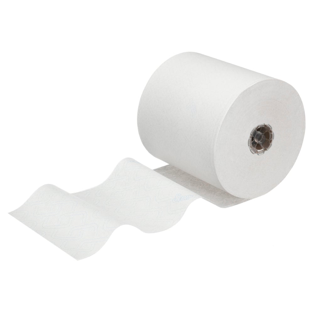 Essuie-mains roulés Scott® Control™ 6622 – Essuie-mains jetables – 6 rouleaux d'essuie-mains en papier x 300 m d'essuie-mains en papier blanc (1 800 m au total) - 6622