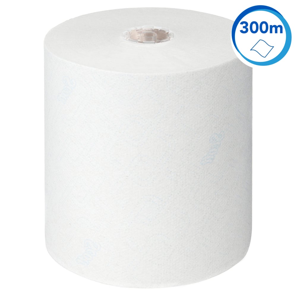 Essuie-mains roulés Scott® Control™ 6622 – Essuie-mains jetables – 6 rouleaux d'essuie-mains en papier x 300 m d'essuie-mains en papier blanc (1 800 m au total) - 6622