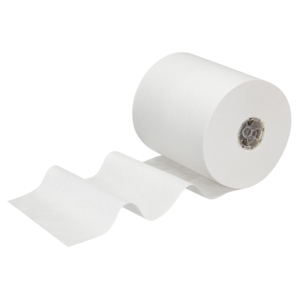 Scott® Control™ Rollenhandtücher 6699 – 2-lagige Einweg-Papiertücher – 6 Papiertuchrollen x 200 m Papierhandtücher, weiß (insges. 1.200 m) - 6699