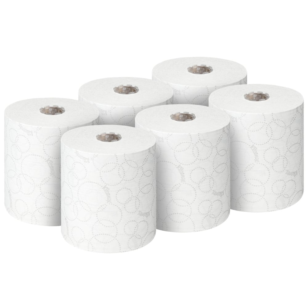 Kleenex® Ultra™ Rolled Paper Towels 6780 - Rolled 2 Ply Hand Towels - 6 x 150m White Paper Towel Rolls - 6780