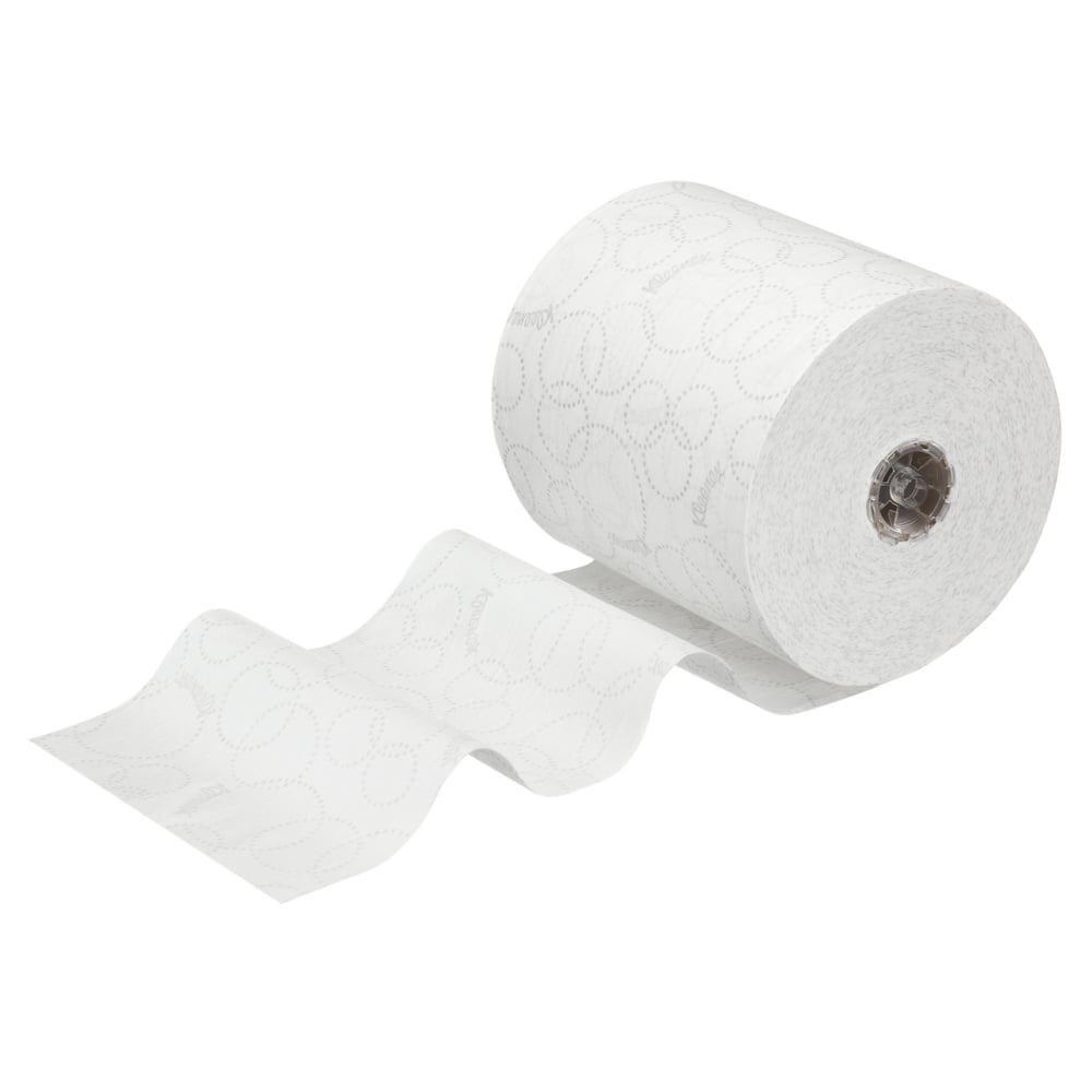 Kleenex® Ultra™ Rollenpapiertücher 6780 – 2-lagige Rollenhandtücher – 6 x 150 m weiße Papiertuchrollen - 6780