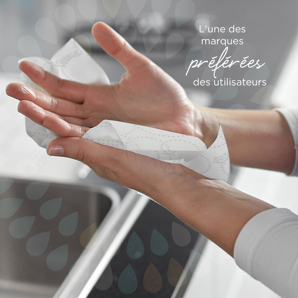 Kleenex® Ultra™ papieren handdoeken op rol 6780 - 2-laagse handdoeken op rol - 6 witte papieren handdoekrollen van 150 m - 6780