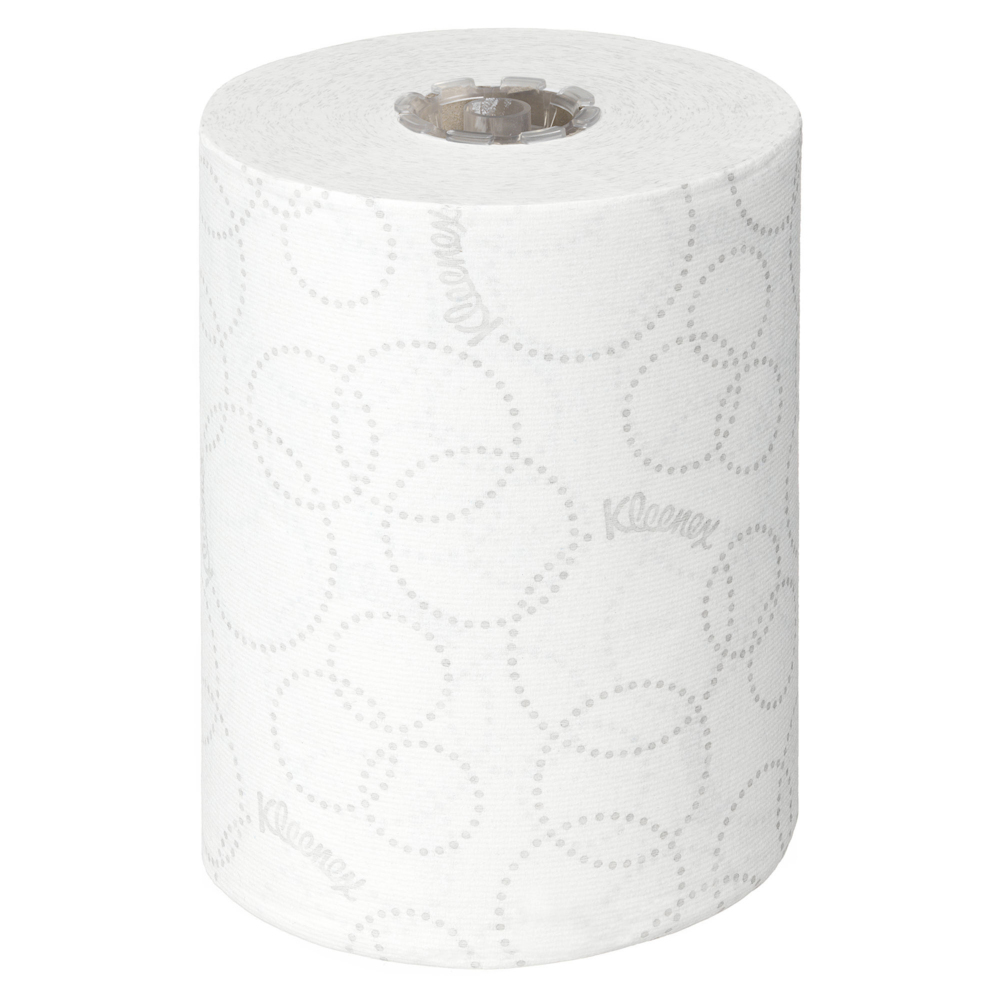 Kleenex® Ultra™ Slimroll™ Rollenpapiertücher 6781 – 2-lagige Rollenhandtücher – 6 x 100 m weiße Rollenpapiertücher - 6781