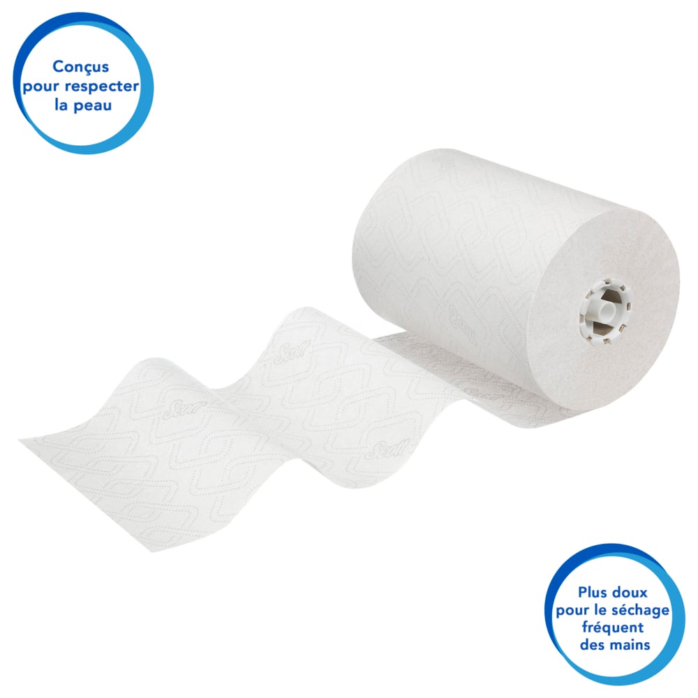 Papel secamanos en rollo ultrarresistente Scott® Control™ 6626 - Papel secamanos - 6 rollos de papel secamanos x 300 m (1800 m en total) - 6626