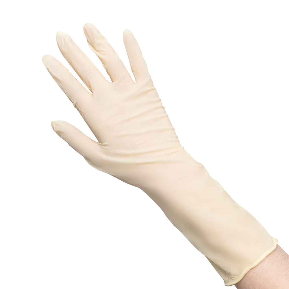 KIMTECH™ G5舒适乳胶手套  L（双手通用），乳白色，L，100只／袋，10袋／箱 - S061399562