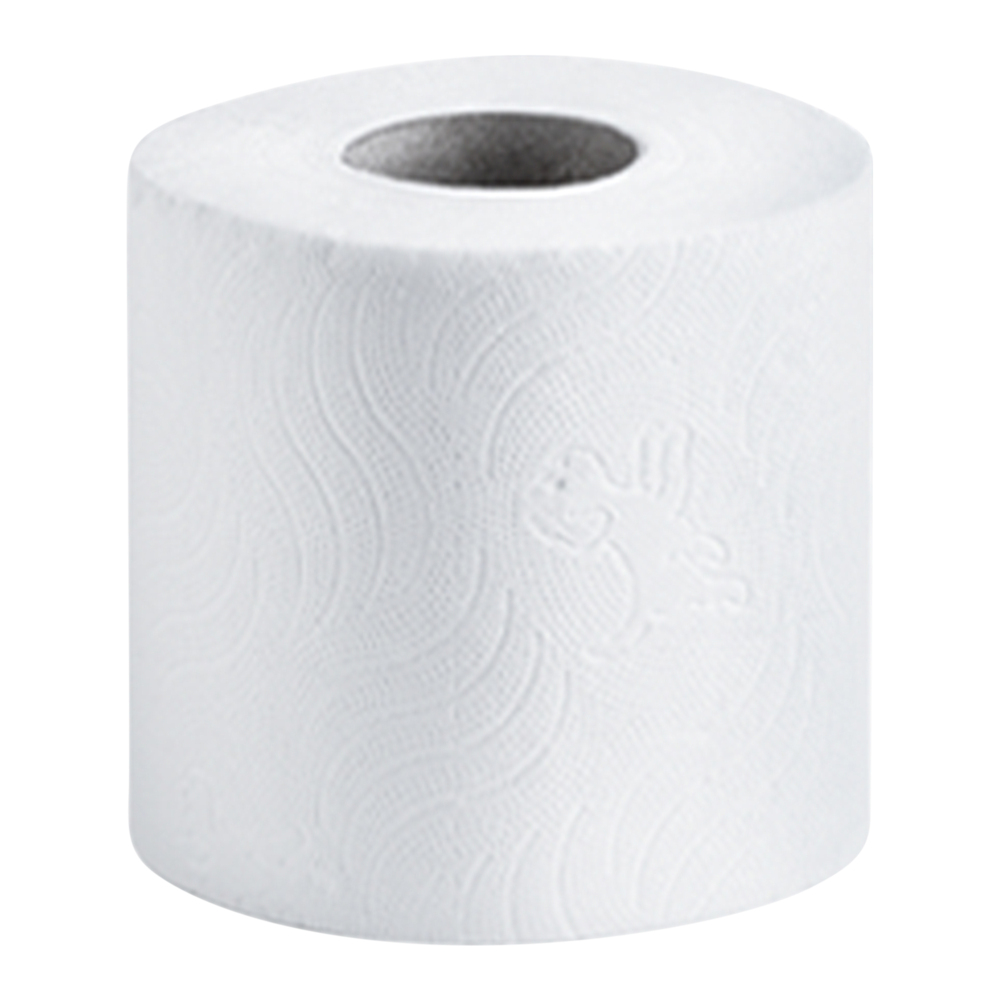 Kleenex® Standard Roll Toilet Tissue 6415 - 2 Ply Toilet Paper - 4 Packs of 12 Toilet Rolls x 350 White 2 Ply Toilet Tissue Sheets (48 Rolls / 16,800 Sheets Total) - 6415