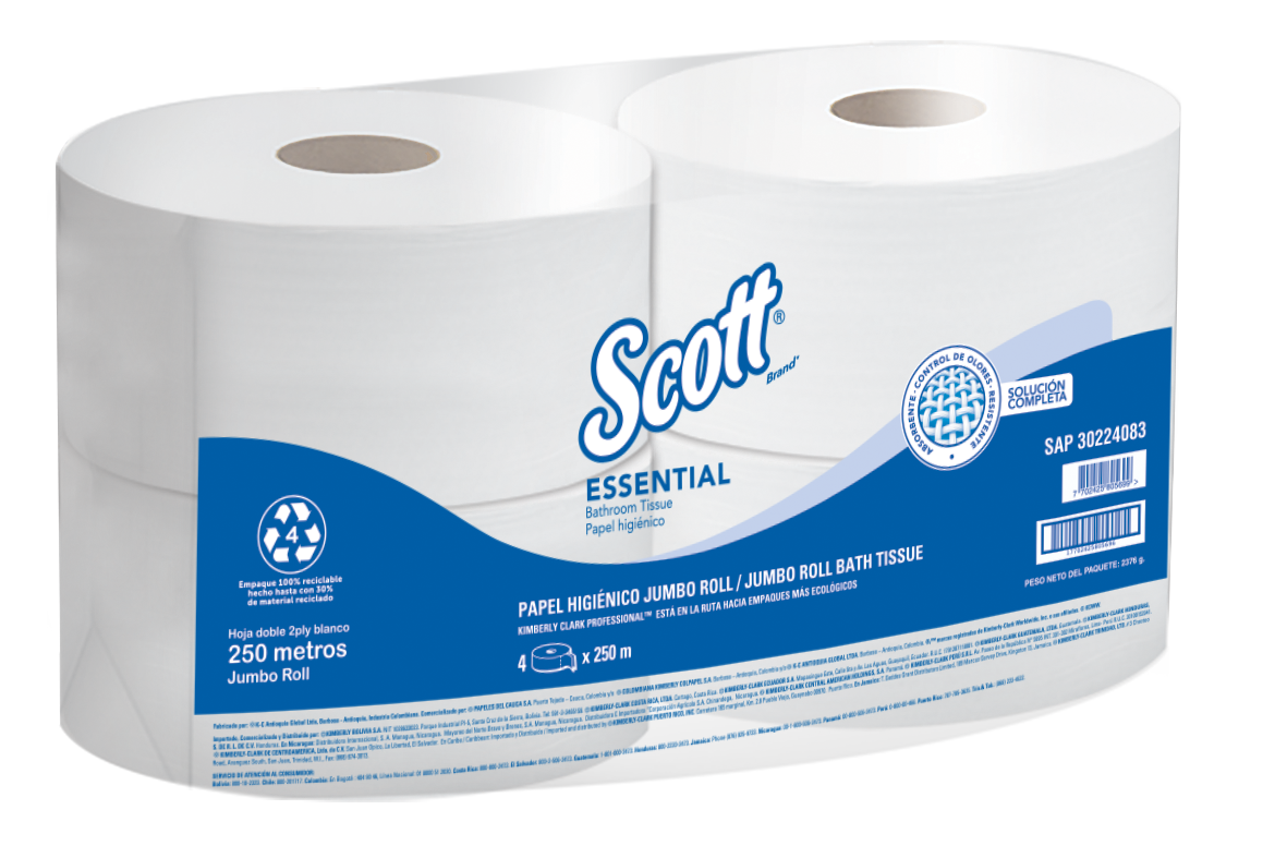 Scott® Essential Papel Higiénico en Rollo 30224083 - Hoja Doble