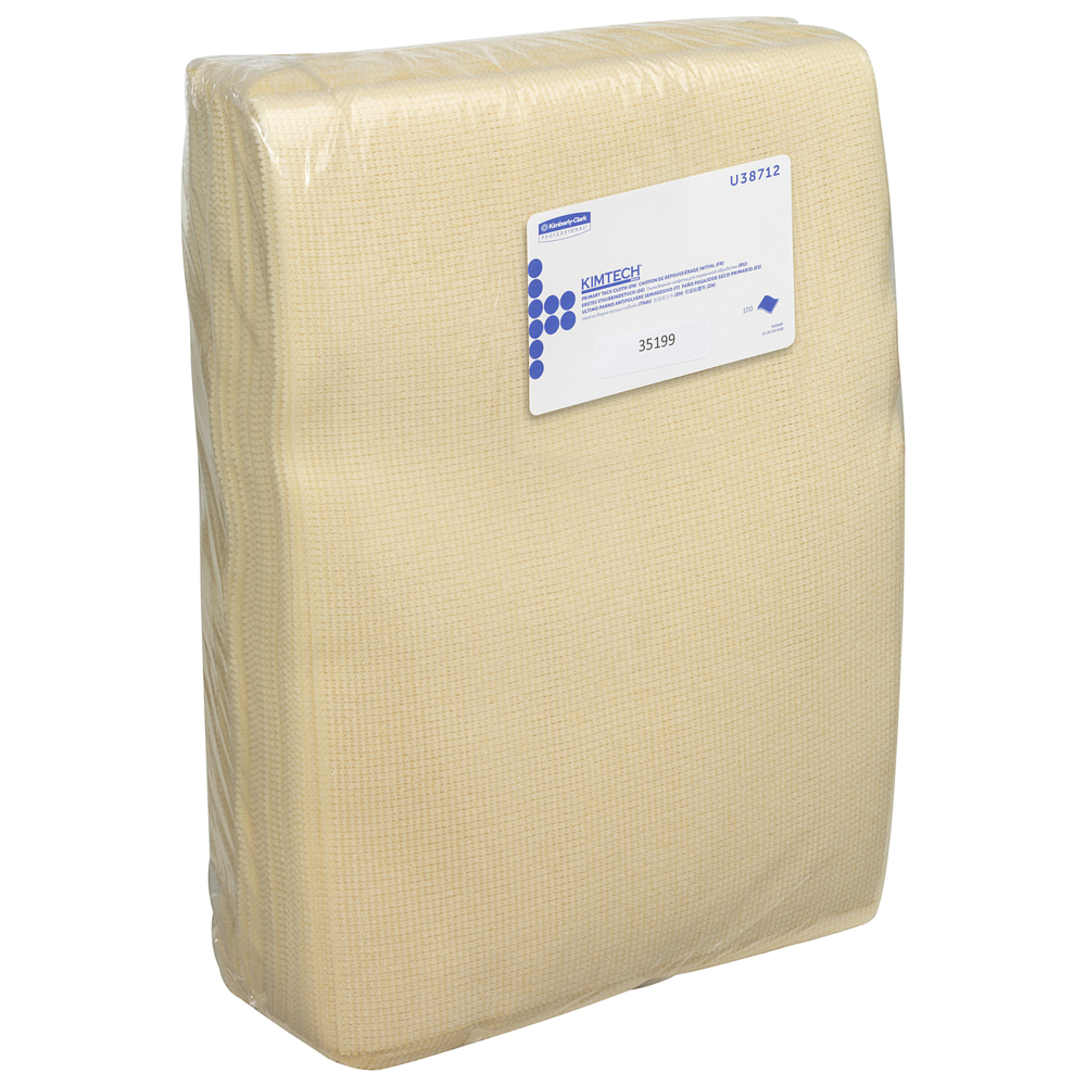 ผ้าเหนียวสำหรับเตรียมพื้นผิวขั้นต้น Kimtech® (38712), สีขาว, 4 แพ็ค / ลัง, 100 ผืน / แพ็ค (400 ผืน) - 991038712