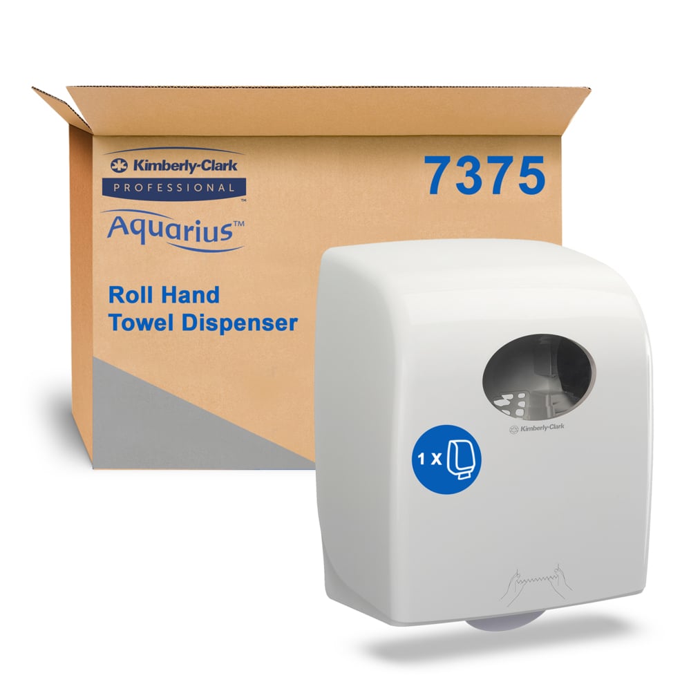 AQUARIUS® Rolled Hand Towel Dispenser (7375), 1 Dispenser / Case - 7375