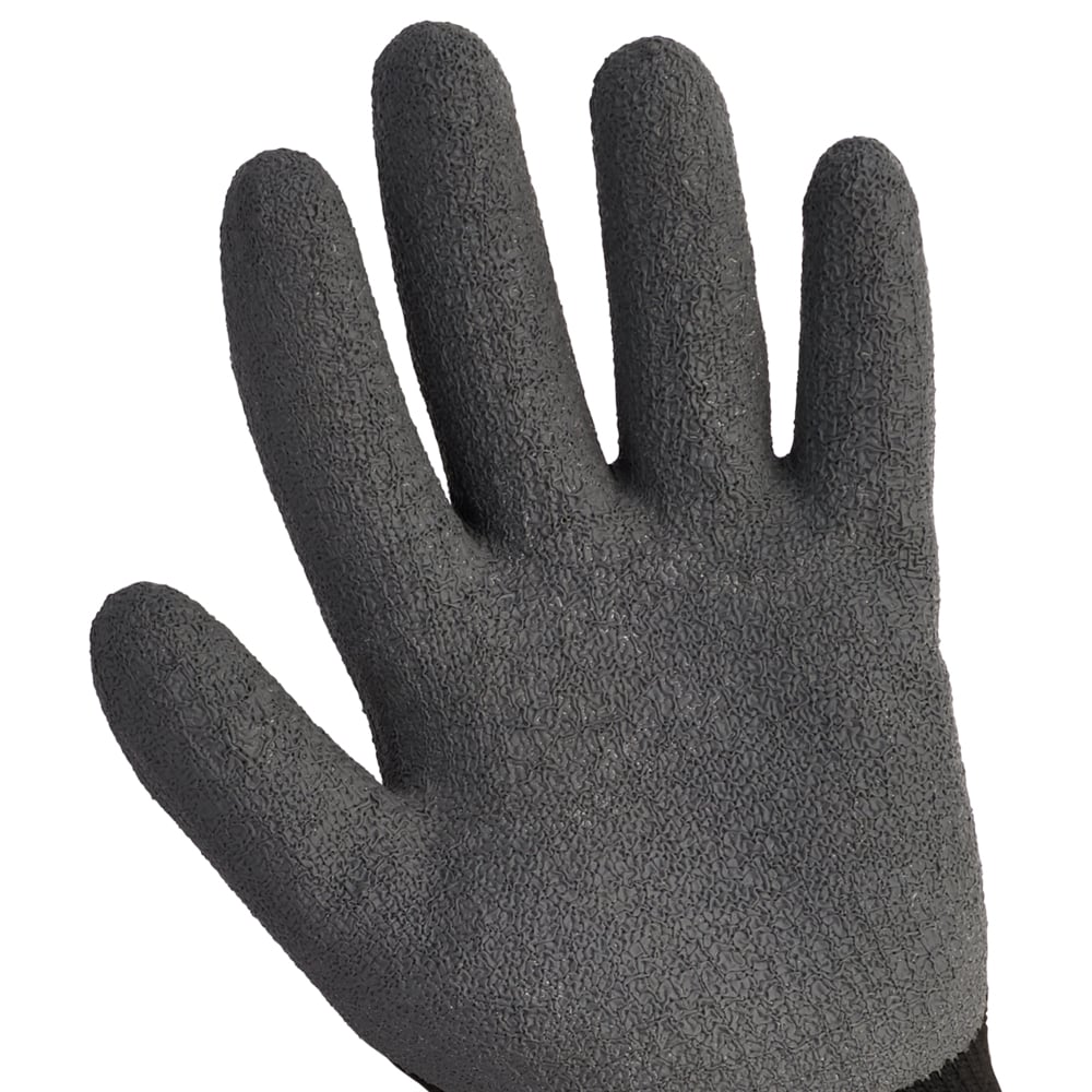 KleenGuard® G40 Handspezifische Latexhandschuhe 97273 – Grau und Schwarz, 10, 5 x 12 Paare (insgesamt 120) - 97273