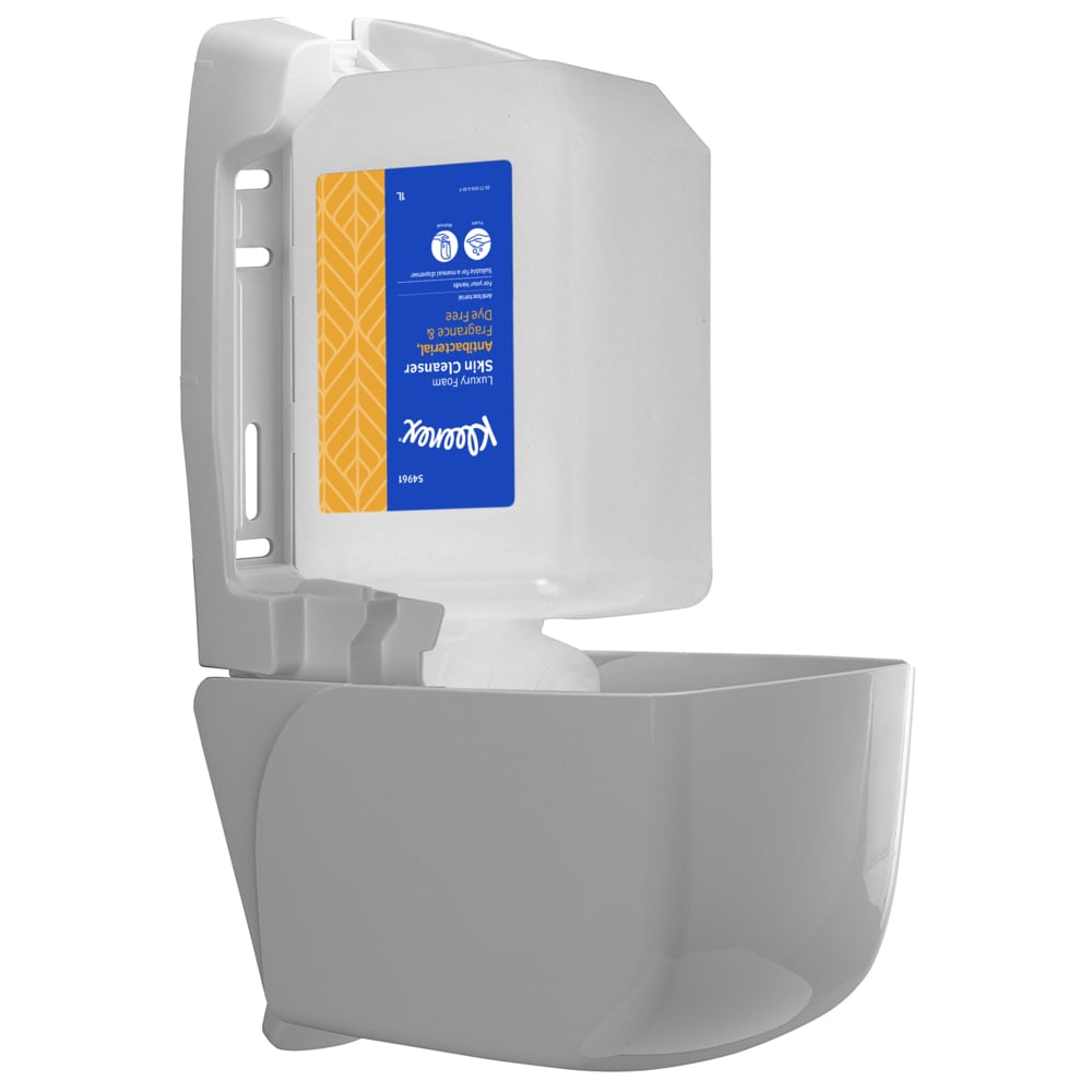 Kleenex® Luxury Foam Antibacterial Hand Soap (54961), Foam Hand Soap, 6 Cartridges / Case, 1 Litre / Cartridge (6 Litres total) - S061627329