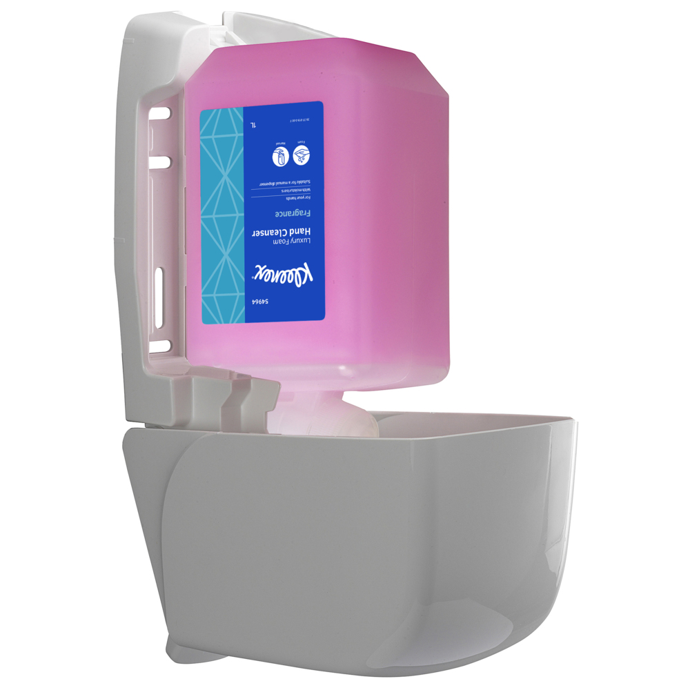 KLEENEX® Luxury Foam Soap with Moisturisers (54694), Foam Hand wash, 6 Cartridges / Case, 1 Litre / Cartridge (6L) - S061627332