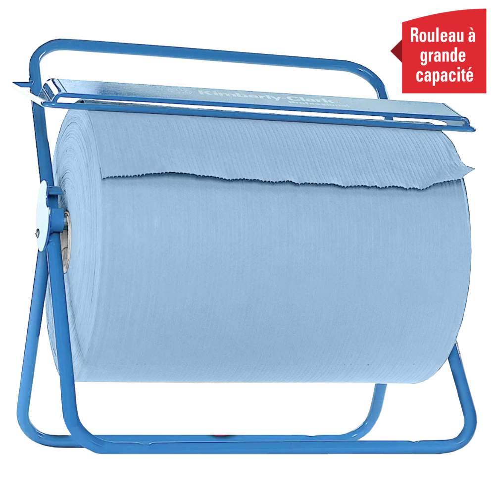 WypAll® X80 General Clean™-poetsdoeken 8347 - herbruikbare poetsdoeken - 1 grote blauwe rol x 475 absorberende poetsdoeken - 8347