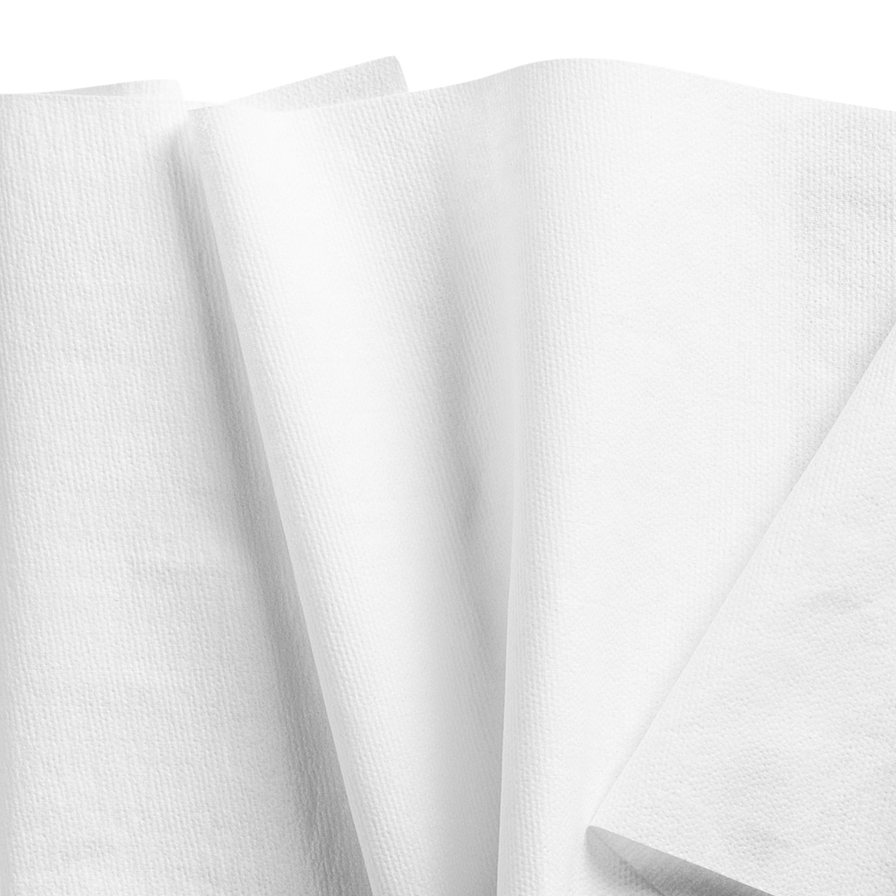 WypAll® X70 Power Clean™ Cleaning Cloths 7867 - Reusable Cloths - 6 Packs x 70 Folded White Absorbent Cloths (420 Total) - 7867