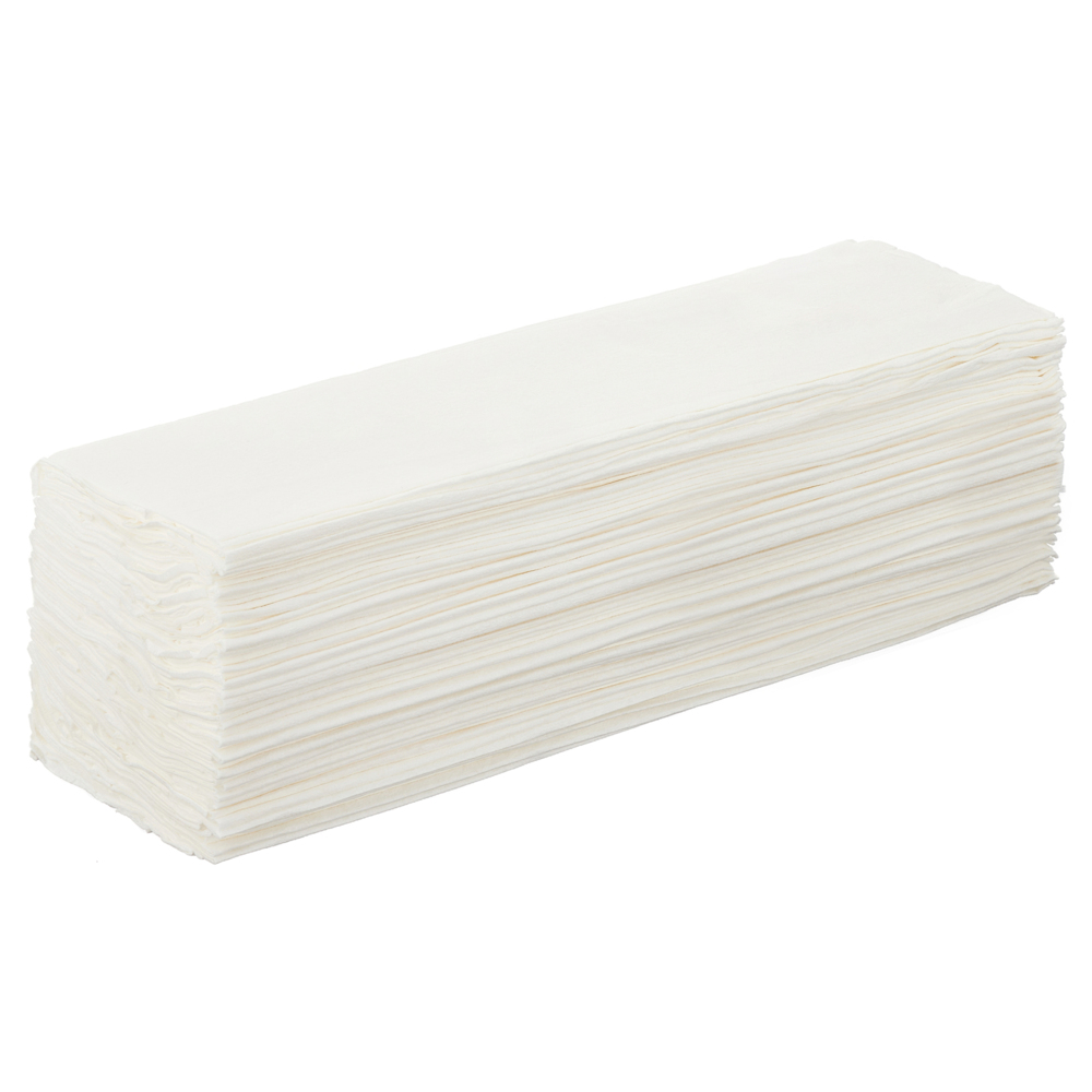 Pop-up-doos met WypAll® L40 Power Clean™-poetsdoeken 7462 - 9 dozen x 90 witte poetsdoeken - 7462