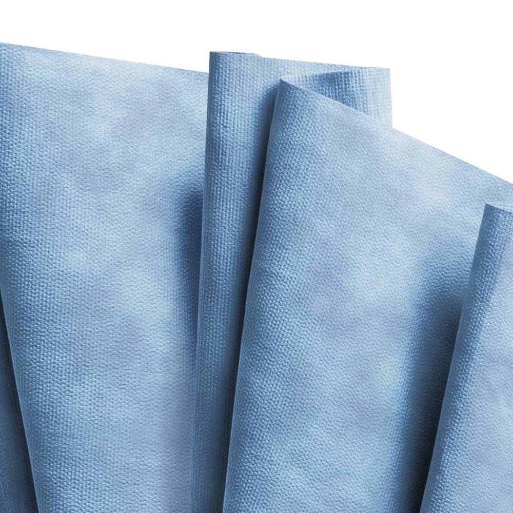 WypAll® X90 Power Clean™ Cloths 12889 - 1 large roll x 450 blue, 2 ply cloths - 12889