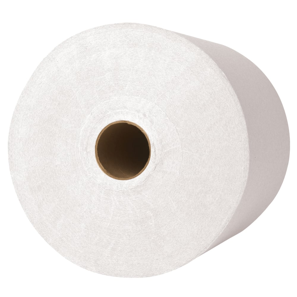 Scott® Essential Universal Hard Roll Towels (01040), with Absorbency Pockets™, 1.5" Core, White, (800'/Roll, 12 Rolls/Case, 9,600'/Case) - 01040