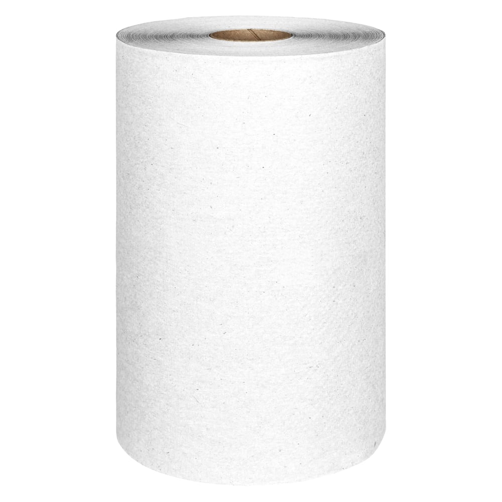 Scott® Essential Universal Hard Roll Towels (02068), with Absorbency Pockets™, 1.5" Core, White, (400'/Roll, 12 Rolls/Case, 4,800'/Case) - 02068