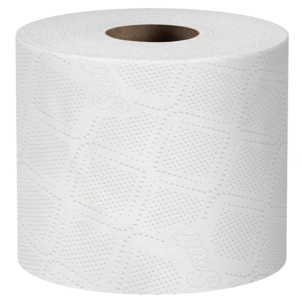 Scott Essential Professional Bulk Toilet Paper for Business (04460),  Individually Wrapped Standard Rolls, 2-PLY, White, 80 Rolls / Case, 550  Sheets / Roll - Tissue Paper
