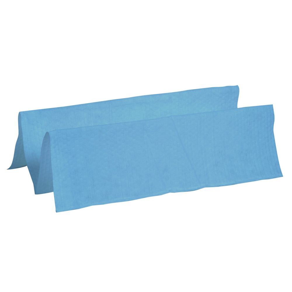 Chiffons de nettoyage léger WypAll® GeneralClean™ L10 (05123), essuie-tout en paquet pour l’industrie laitière, chiffon à usage limité, bleus (224 feuilles/paquet, 10 paquets/caisse, 2 240 feuilles/caisse);Lingettes de nettoyage léger WypAll® L10 General Clean (05123), lingettes pour pare-brise, 1 épaisseur, en paquet, bleues, 12 paquets/caisse, 200 lingettes/paquet, 2 400 feuilles/caisse - 05123