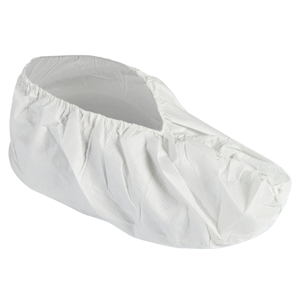 KleenGuard™ A40 Shoe Cover (44494), XL / 2XL Disposable Shoe Covers, White, 400 Units / Case - 44494