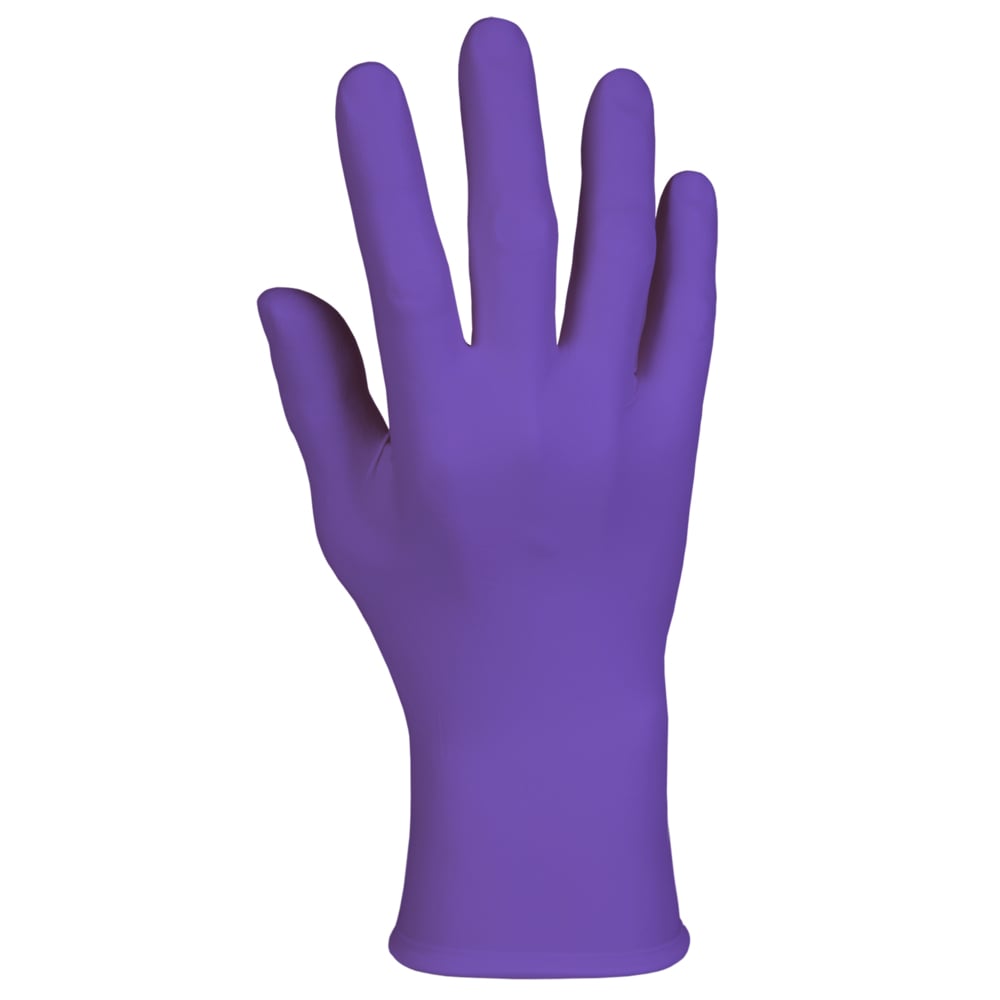 Kimtech™ Purple Nitrile™ Exam Gloves (55081), 5.9 Mil, Ambidextrous, 9.5", S (100 Gloves/Box, 10 Boxes/Case, 1,000 Gloves/Case) - 55081