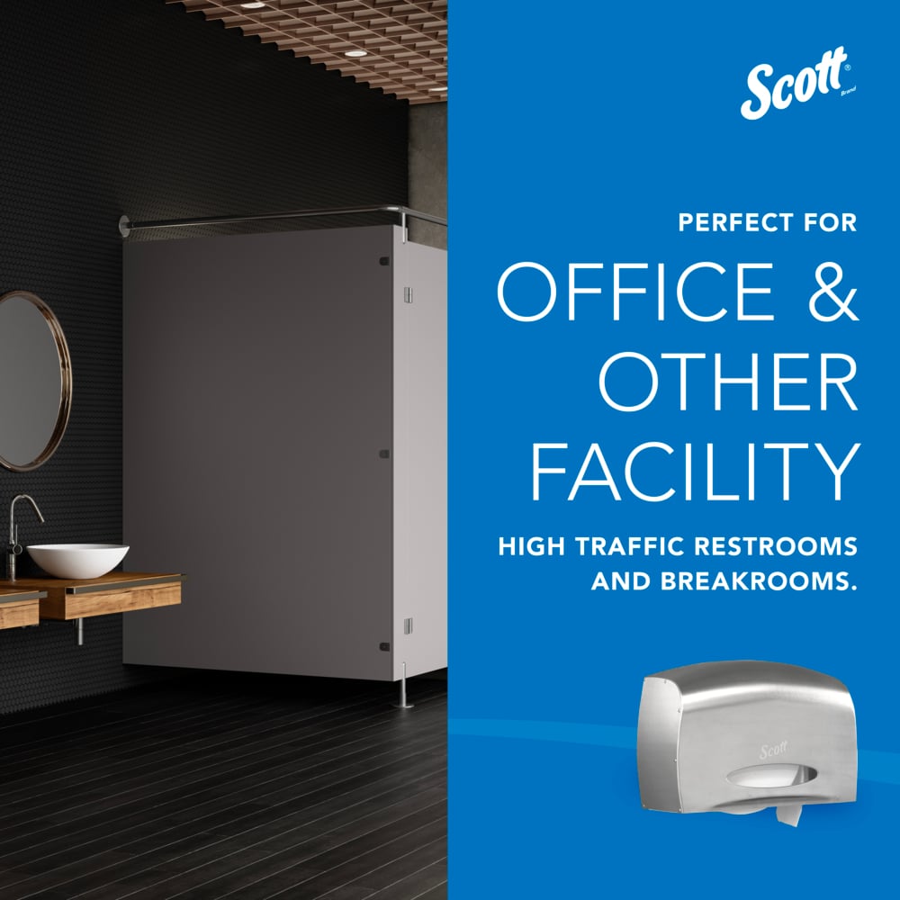 Scott Pro High Capacity Coreless Srb Tissue Dispenser,11 1/4 x 6 5/16 x 12 3/4,Faux