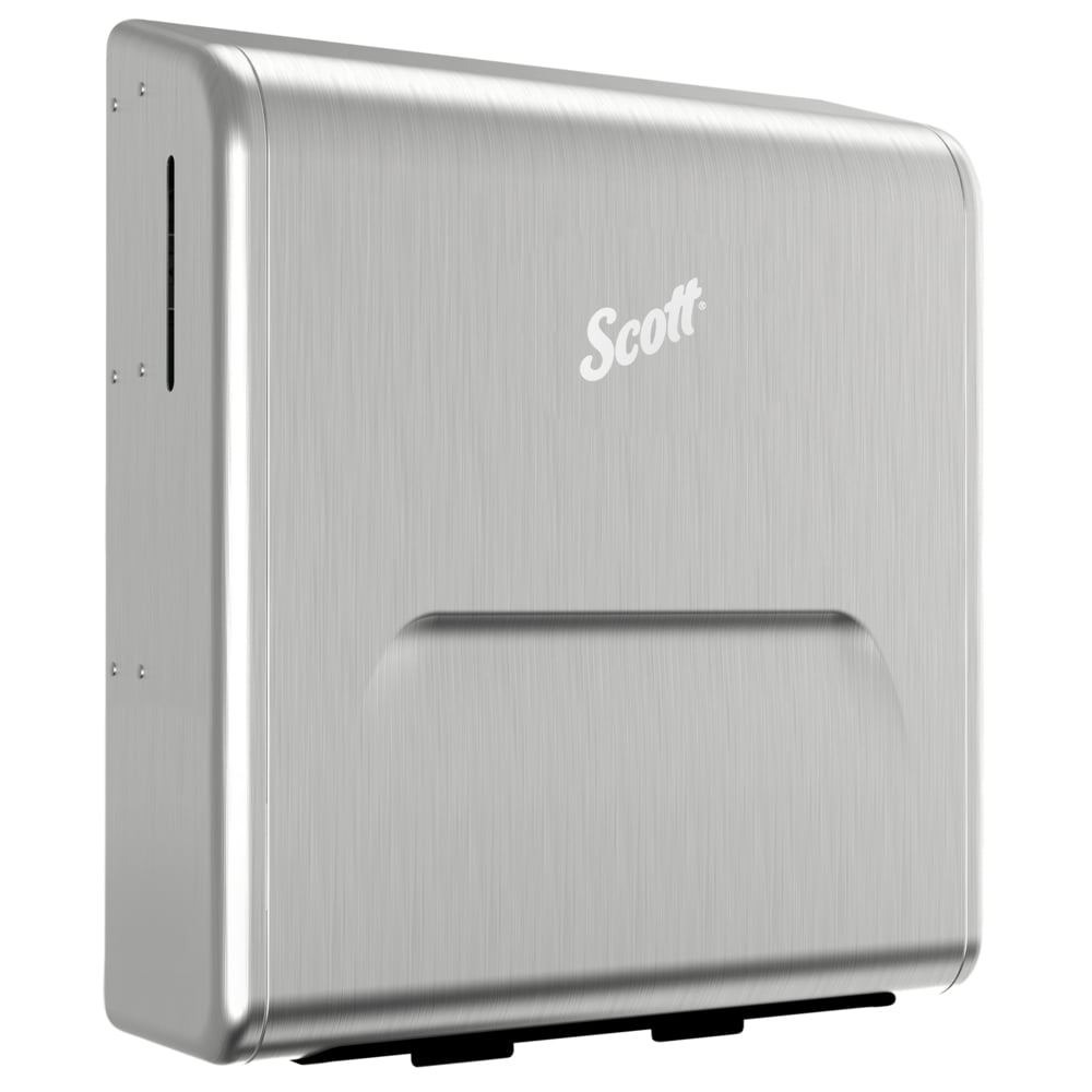 Scott® Pro™ Stainless Steel Recessed Hard Roll Towel Dispenser Housing (31501), without Trim Panel, Module sold seperately, 13.97" x 16.10" x 4.88" (Qty 1) - 31501