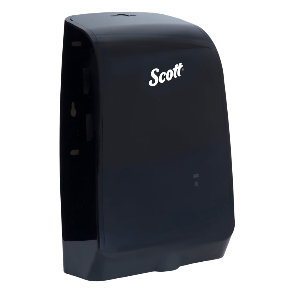 Scott® Pro™ High Capacity Automatic Soap and Hand Sanitizer Dispenser (32504), Touchless Dispensing, Black, 1.2 L capacity, 7.29" x 11.69" x 4.0" (Qty 1) - 32504