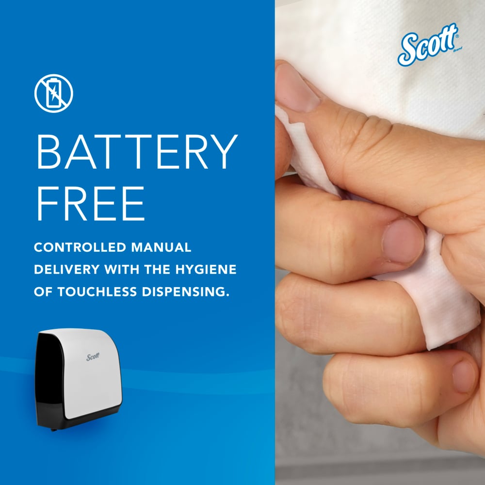 Scott® Pro™ Manual Hard Roll Towel Dispenser Module Only (34359), for Blue Core Scott® Pro™ Roll Towels (Qty 1) - 34359