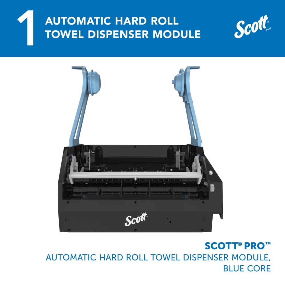 Scott® Pro™ Automatic Hard Roll Towel Dispenser Module Only (34361), for Blue Core Scott® Pro™ Roll Towels (Qty 1) - 34361