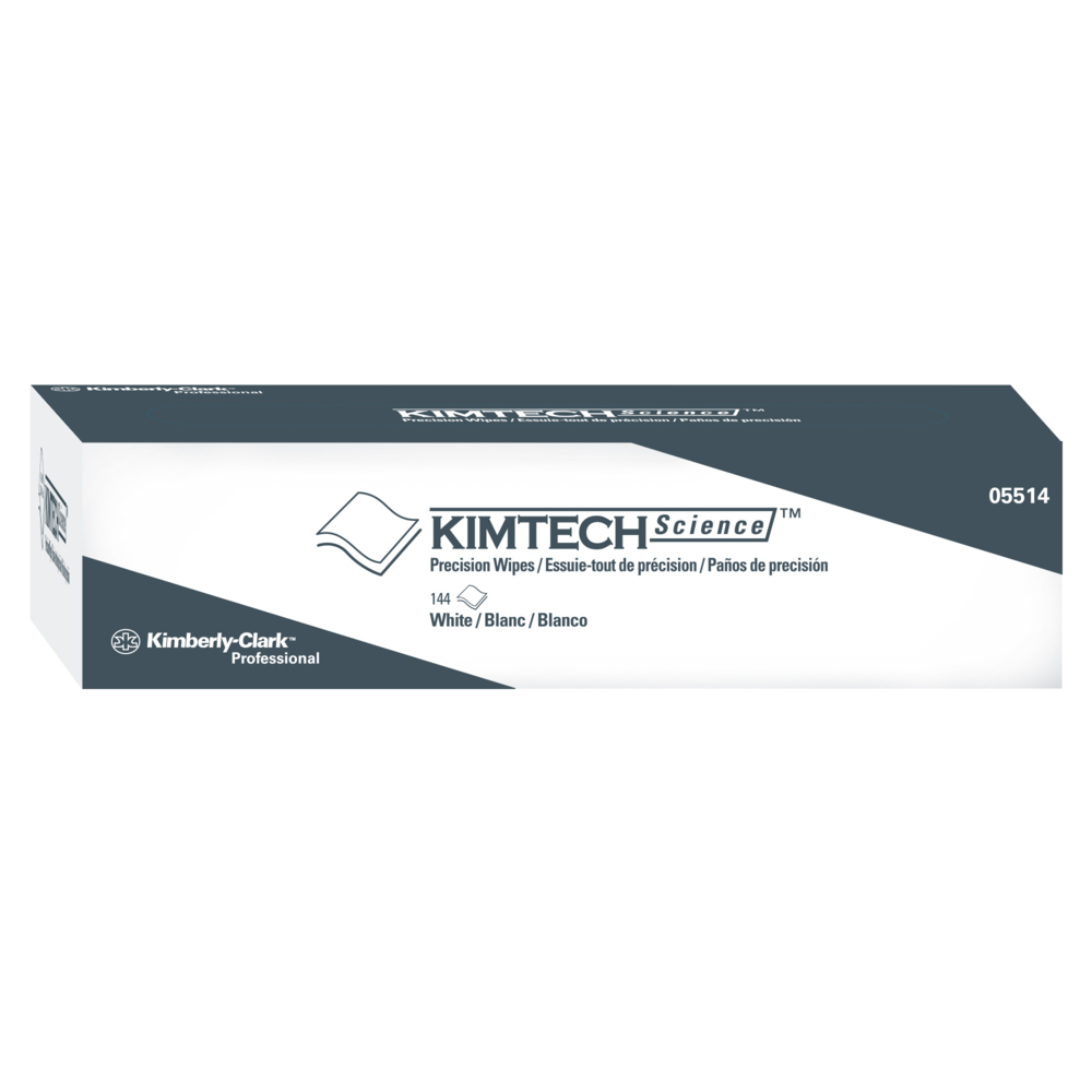 Kimtech™ Science Precision Wipes (05514), White, 15 Pop-Up Boxes / Case, 144 Sheets / Box, 2,160 Sheets / Case - 05514