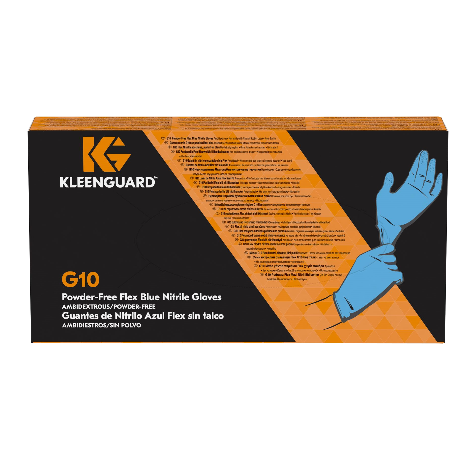 KleenGuard® Guante desechable  G10 2Pro, 30241437, Guantes de Protección, Talla M,  10 cajas x 100 guantes (1000 en total) - S060713729