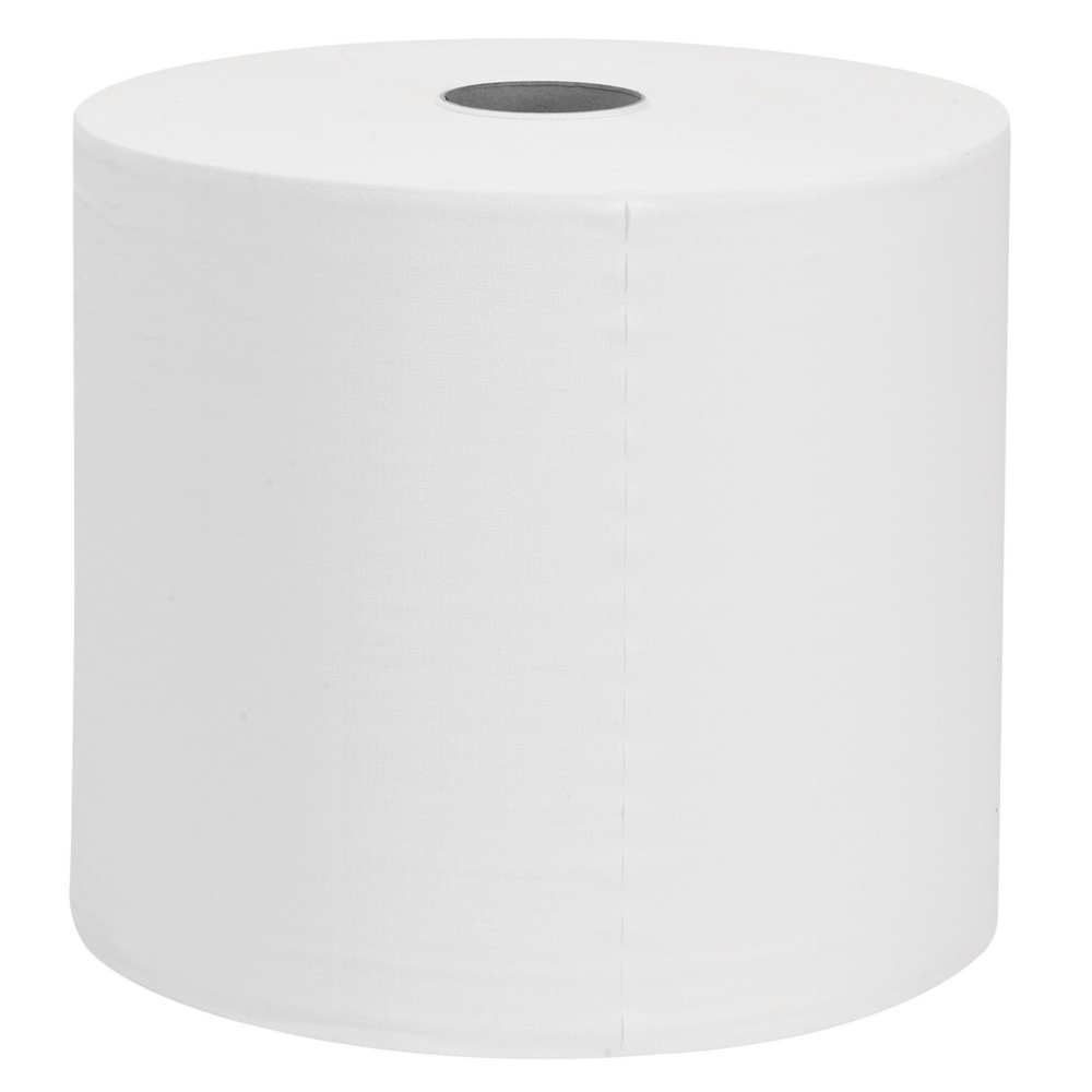 WypAll® X50 Jumbo Roll Wipers (65800), White 1-Ply, 1 Roll / Case, 800 Sheets / Roll (800 Sheets) - S052470887