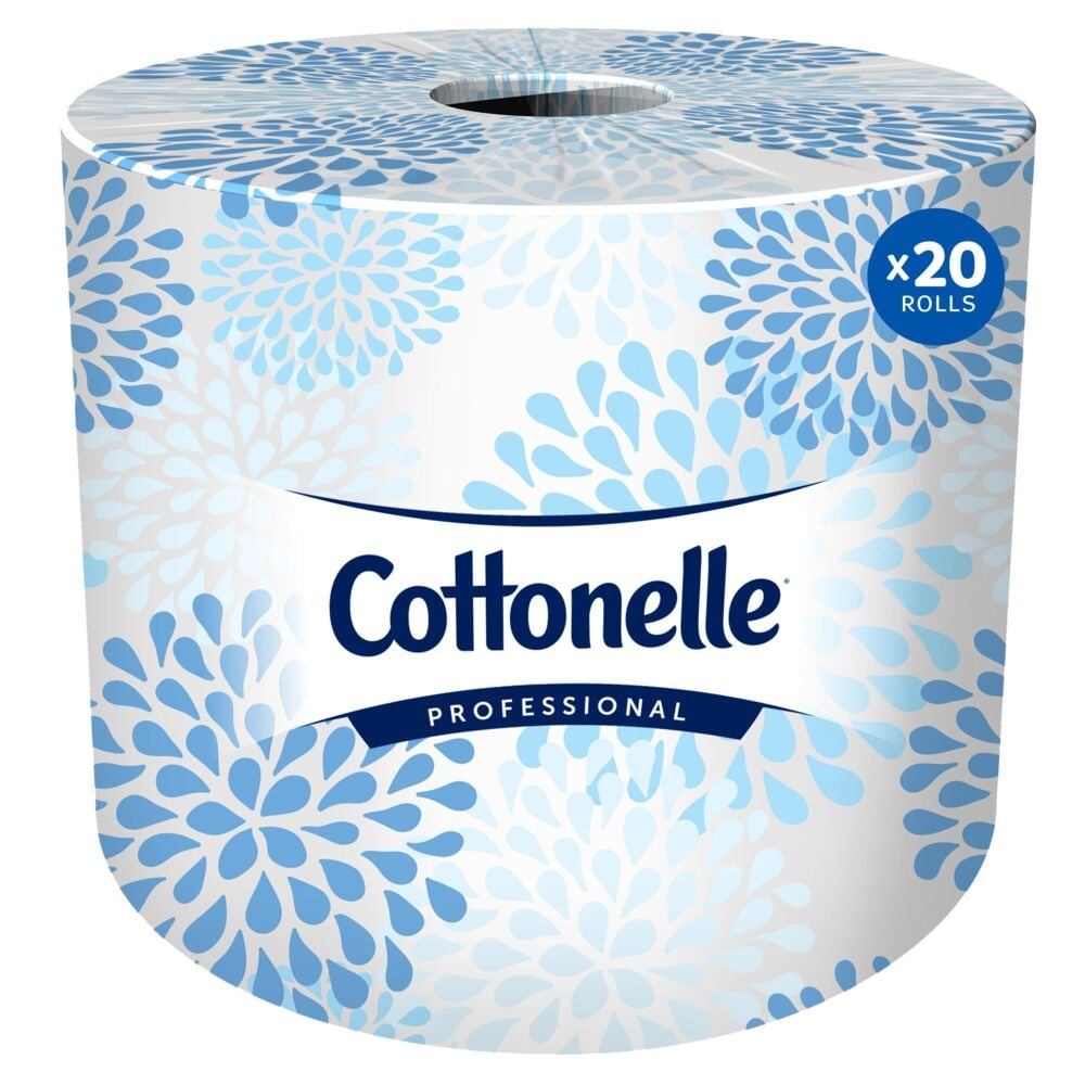 Cottonelle® Professional Standard Roll Toilet Paper (13135), 2-Ply, White, Compact Case for Easy Storage (451 Sheets/Roll, 20 Rolls/Case, 9,020 Sheets/Case)