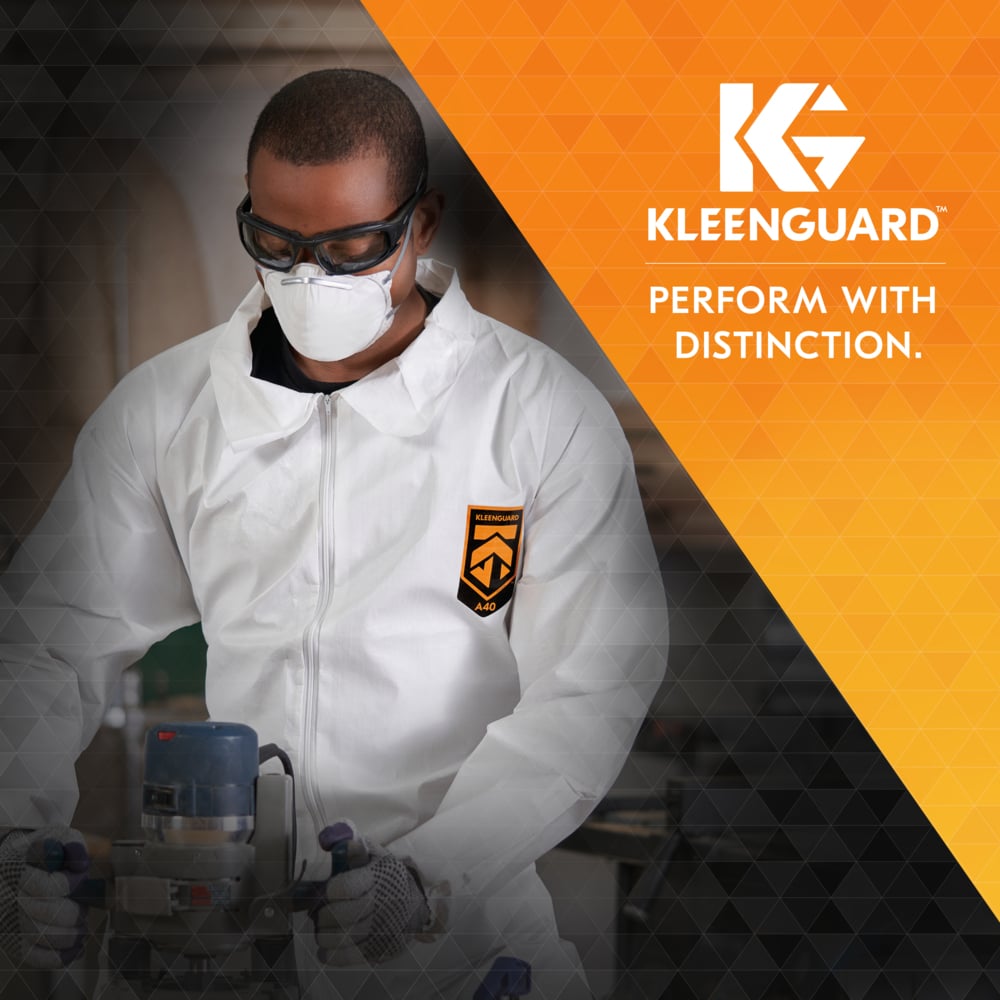 KleenGuard™ 3300 Series N95 Particulate Respirator (54625), RA3315 Molded Cup Style, NIOSH-Approved, Regular Fit, White (20 Respirators/Box, 12 Boxes/Case, 240 Respirators/Case) - 54625