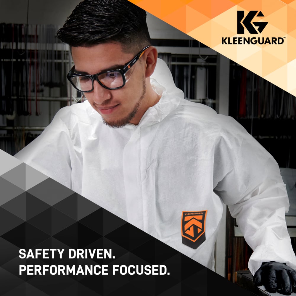 KleenGuard™ V30 Maverick™ Safety Glasses (49311), Smoke Lenses with KleenVision™ Anti-Fog coating, Black Frame, Unisex Sunglasses for Men and Women (12 Pairs/Case) - 49311