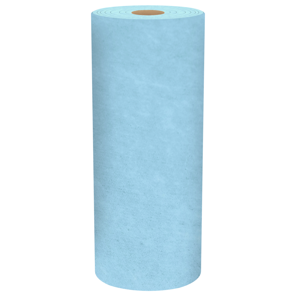 Scott® Shop Towels Heavy Duty™ (32992), Blue Shop Towels for Solvents and Heavy Duty Jobs, 10.4"x11" sheets (60 Towels/Roll, 12 Rolls/Case, 720 Towels/Case) - 32992