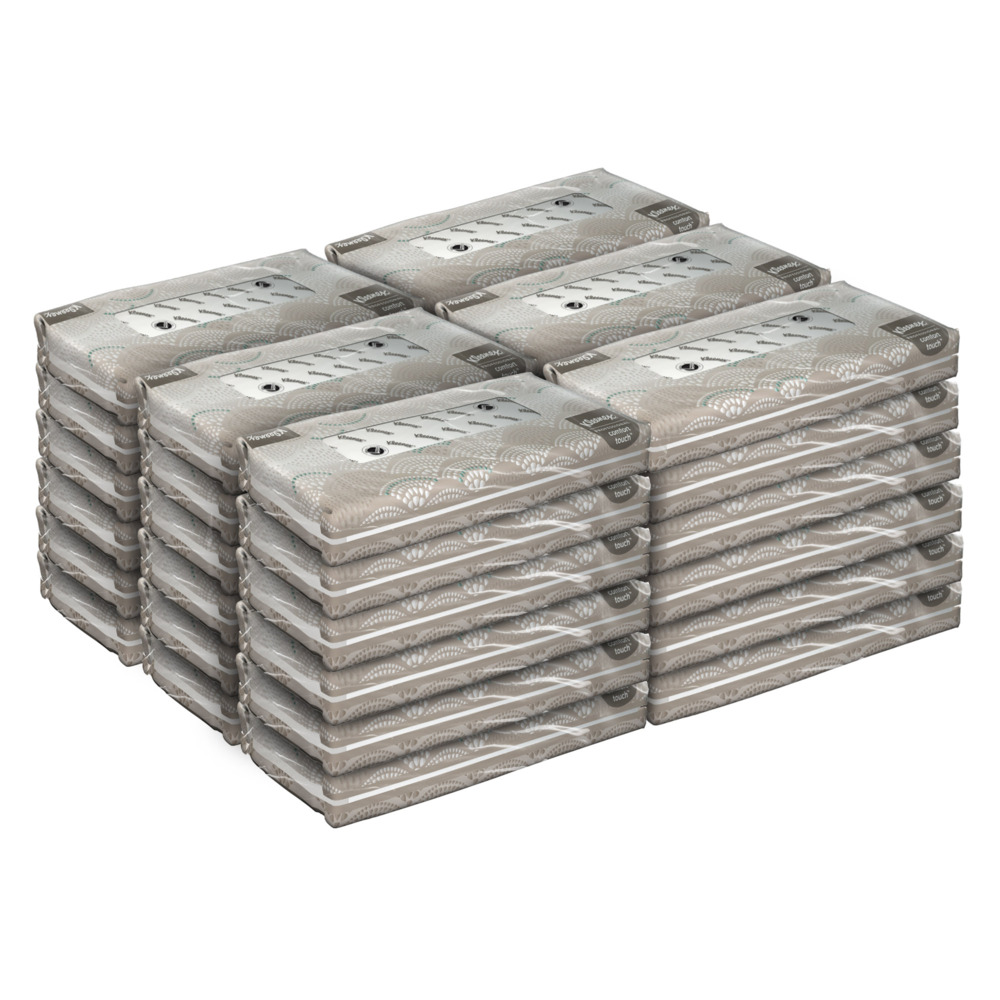 Kleenex® Comfort Touch™ Facial Tissues 8872 - 2-Ply Tissues - 36 Polybags x 100 White Facial Tissues (3,600 sheets) - 8872