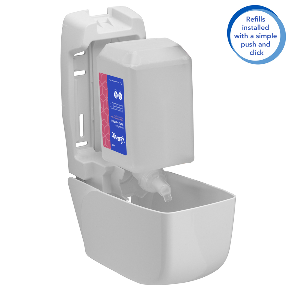 KLEENEX® Alcohol Foam Hand Sanitiser 1L (6492), 6 Cartridges / Case, 1 Litre / Cartridge (6L) - S059628794