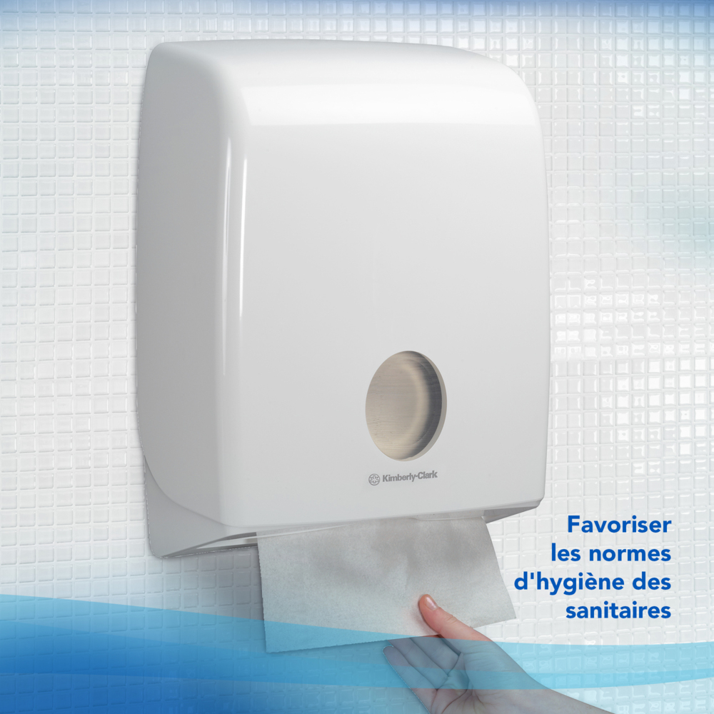Secamanos plegados grandes Scott® Control™ 6669 - Papel secamanos multiplegado - 15 paquetes x 240 unidades de papel secamanos plegado en Z blanco (3600 en total) - 6669