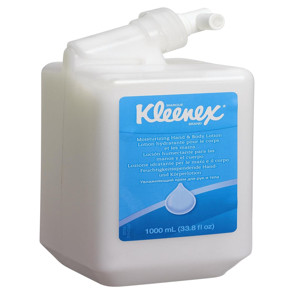 Kleenex® Увлажняющий крем для рук и тела, код 6373, белый цвет, 6 x 1 л (итого 6 л) - 6373