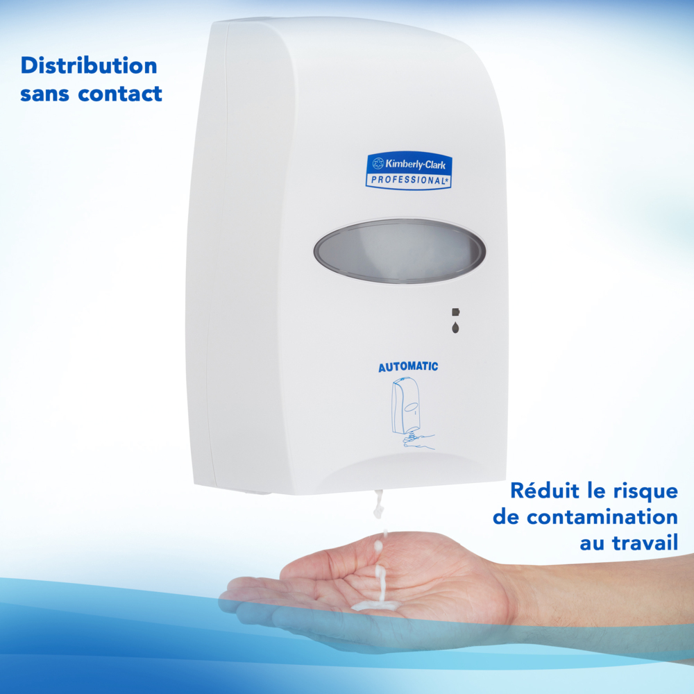 Scott® Control™ Espuma higienizante de manos con alcohol 6393 - 4 x 1,2 litros Recambios de higienizante de manos transparente (4,8 litros en total) - 6393