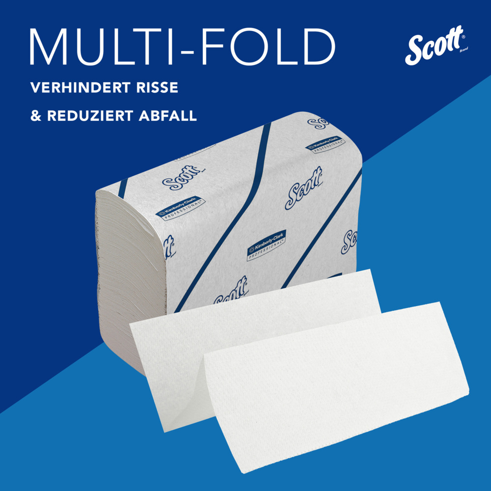 Essuie-mains enchevêtrés Scott® 6633 - 25 paquets de 175 essuie-mains blancs, 1 épaisseur - 6633