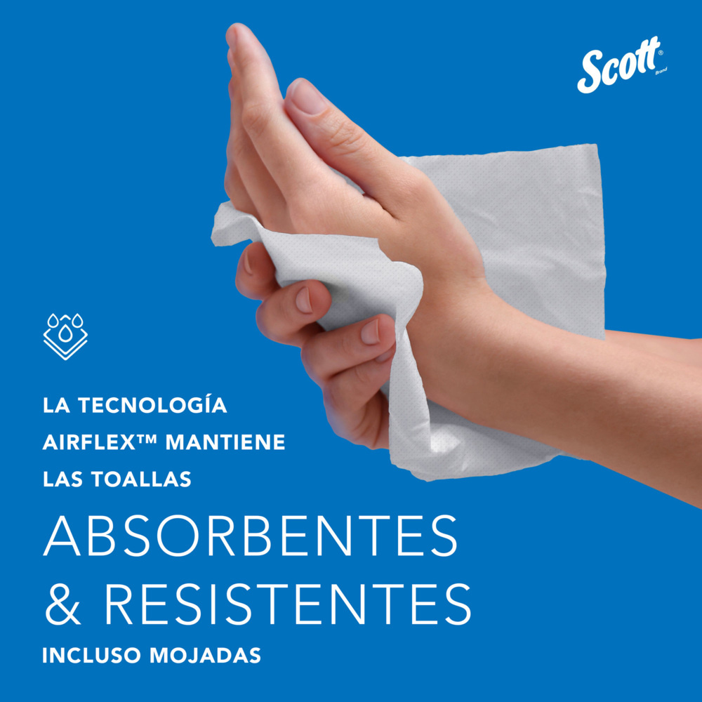 Essuie-mains enchevêtrés Scott® 6633 - 25 paquets de 175 essuie-mains blancs, 1 épaisseur - 6633