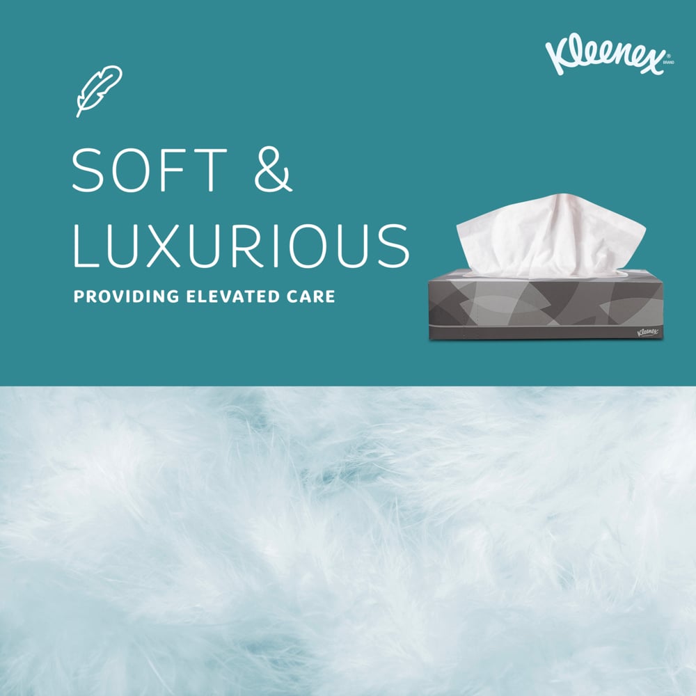 Kleenex® Boîtes de mouchoirs 8835 - 40 x paquets de 100 mouchoirs (4000 au total) - 8815