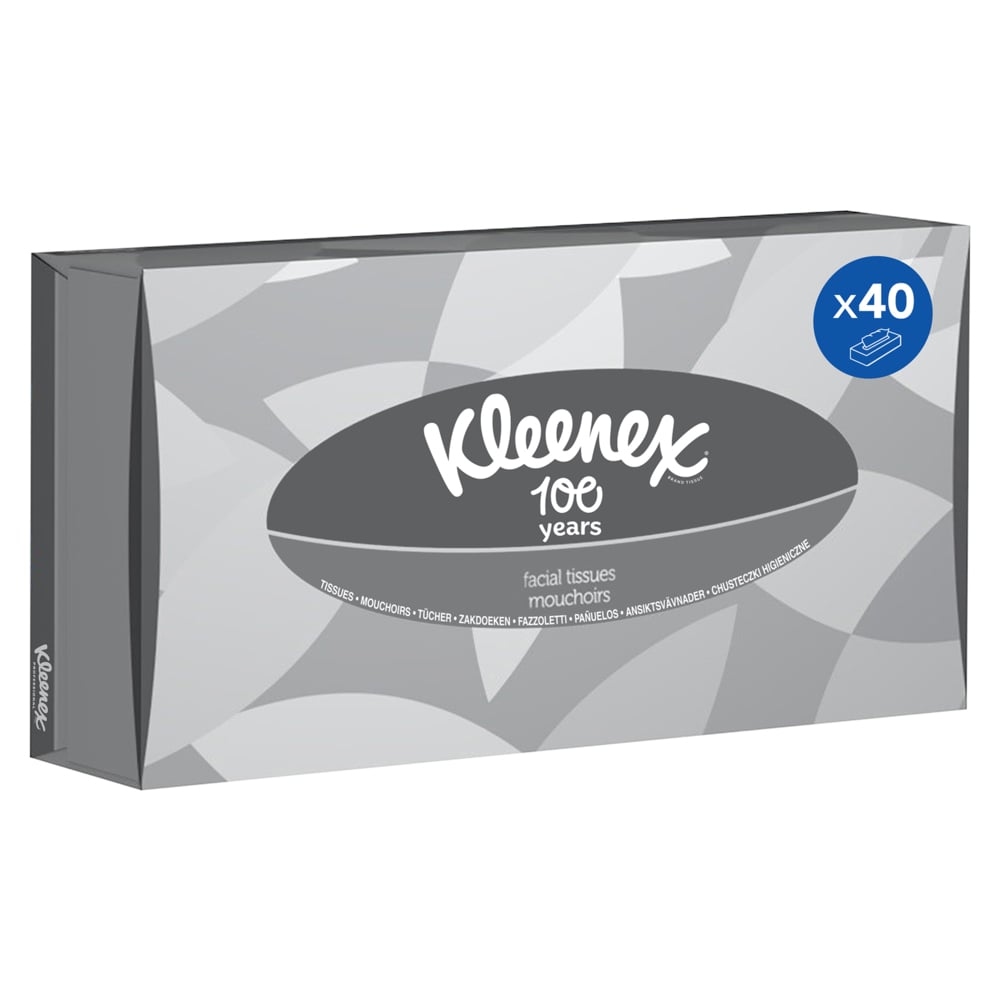 Kleenex® Boîtes de mouchoirs 8835 - 40 x paquets de 100 mouchoirs (4000 au total) - 8815