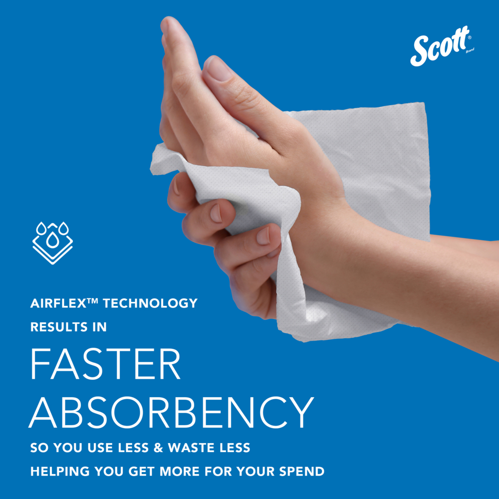 Secamanos interplegados Scott® Control™ 6663 - Papel secamanos plegado en M - 15 paquetes x 212 unidades de papel secamanos (3180 en total) - 6663
