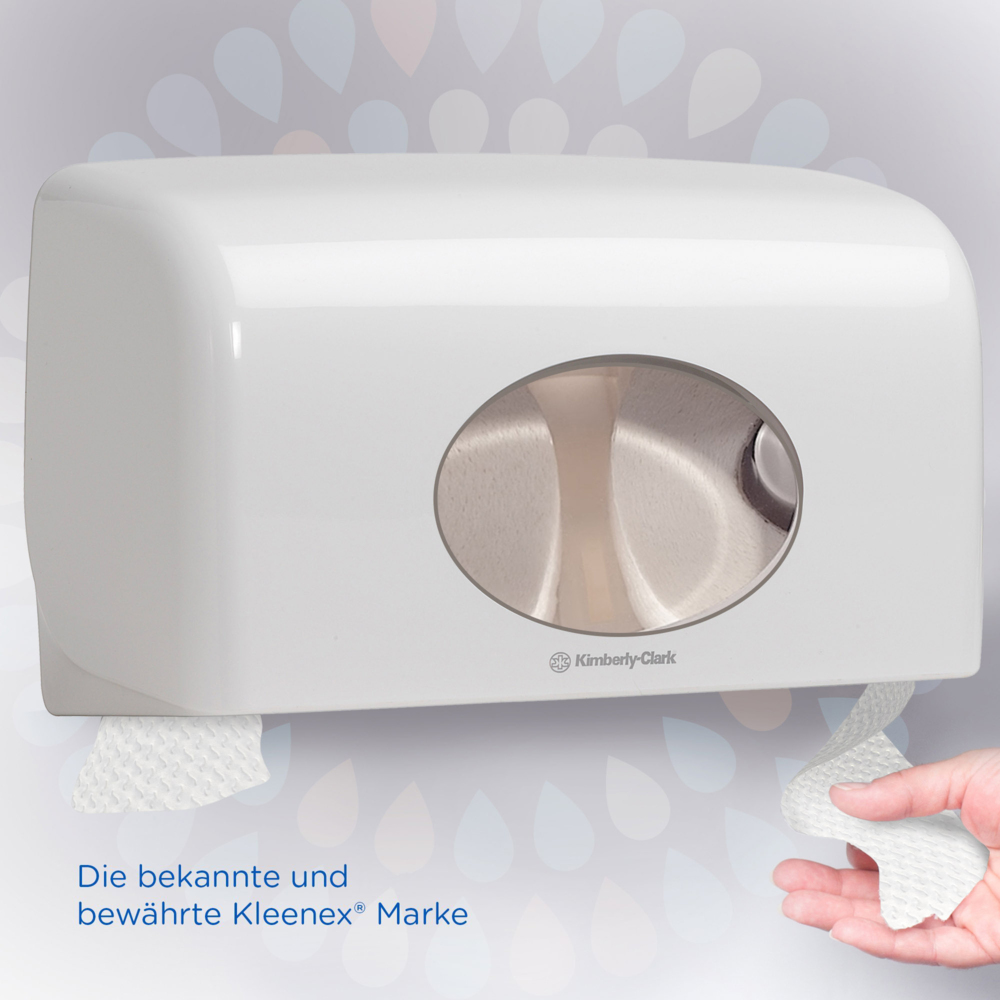 Kleenex® Standard Рулонная туалетная бумага, код 8484, 24 рулона x 160 листов белой четырехслойной бумаги (итого 3 840 шт.) - 8484