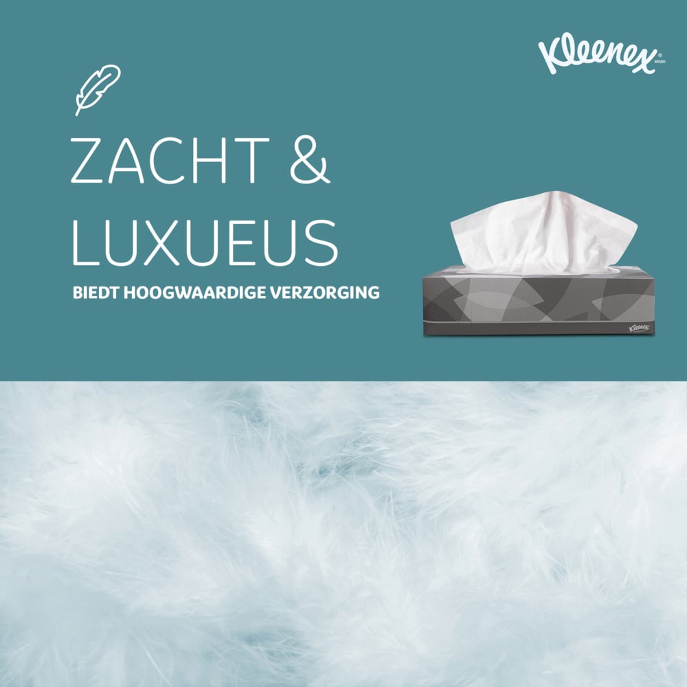 Kleenex® Boîtes de mouchoirs 8835 - 40 x paquets de 100 mouchoirs (4000 au total) - 8815